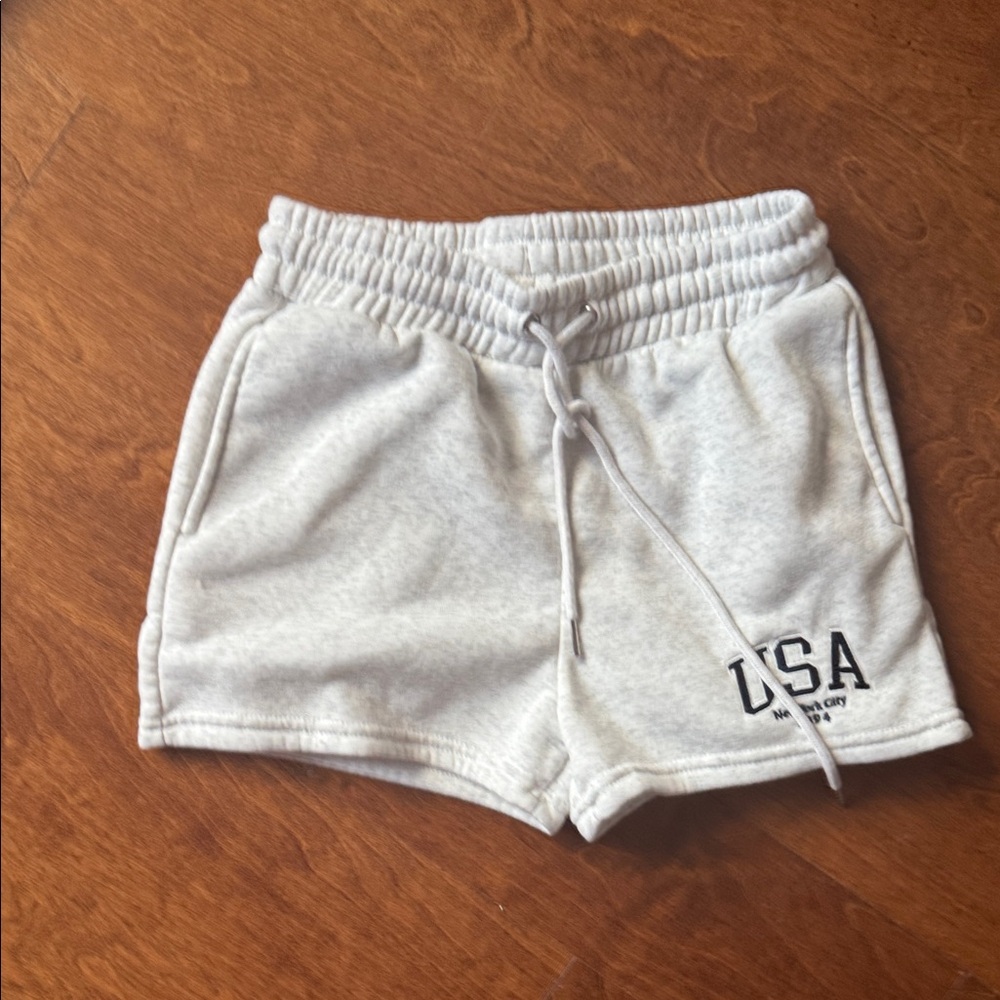 USA Women's Athletic Shorts - Gray